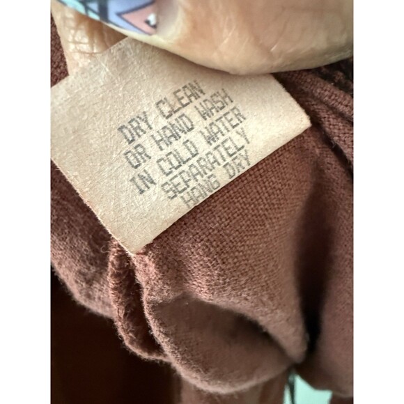 Lady’s Image Blazer Medium Rust Red Blazer Jacket Lagenlook Artsy Linen - Picture 6 of 10